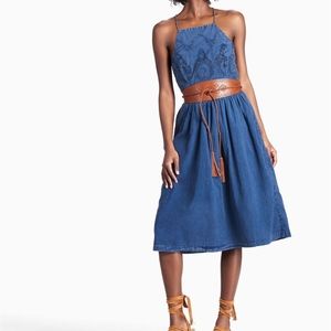 Lucky Brand | 100% Cotton Crochet Dress